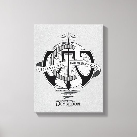 International Confederation of Wizards Logo Canvas Afdruk (Voorkant)