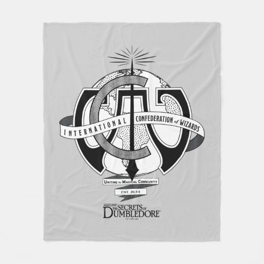 International Confederation of Wizards Logo Fleece Deken (Voorkant)
