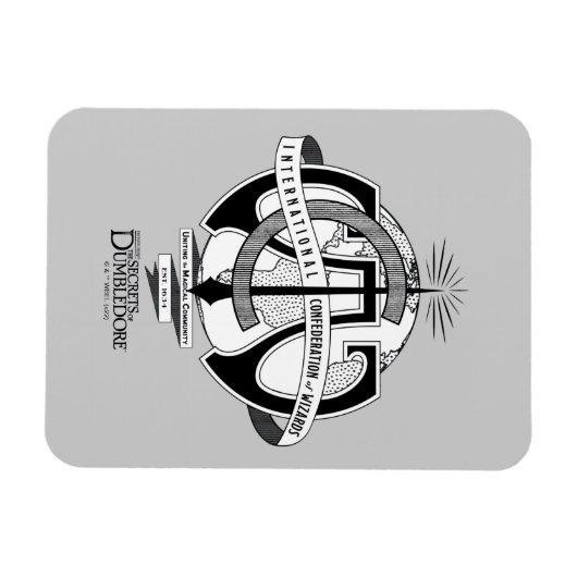 International Confederation of Wizards Logo Magneet (Horizontaal)