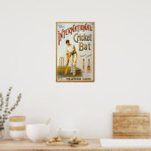 International Cricket Bat Poster (Keuken)