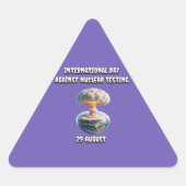 International Day against Nuclear Tests Sticker (Voorkant)