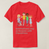 International Day of Persons with Disabilities 2 T-shirt (Design voorkant)