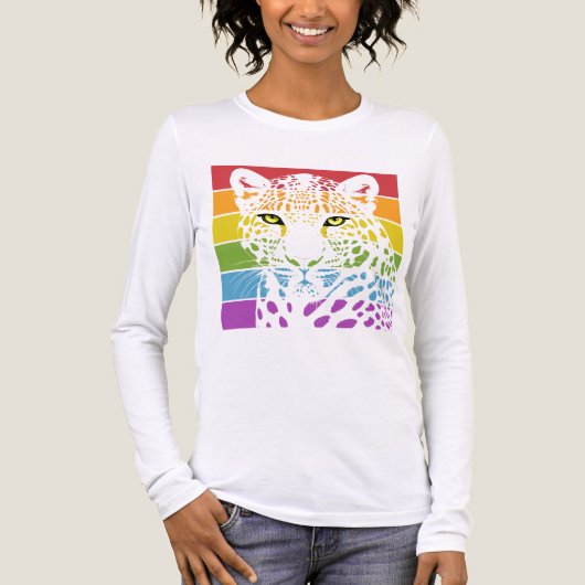 International Day of the Leopard Tri-Blend Shirt (Voorkant volledig)