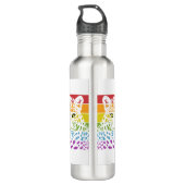 International Day of the Leopard Waterfles (Achterkant)