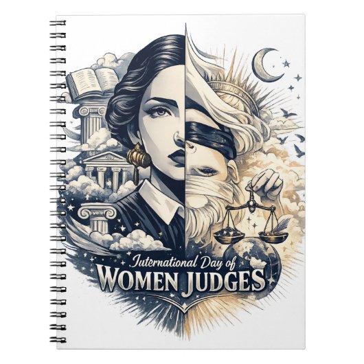 International Day of Women Judges Notitieboek (Voorkant)