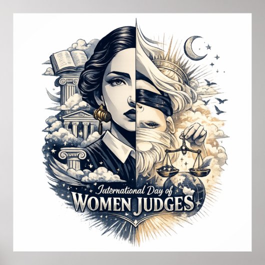 International Day of Women Judges Poster (Voorkant)
