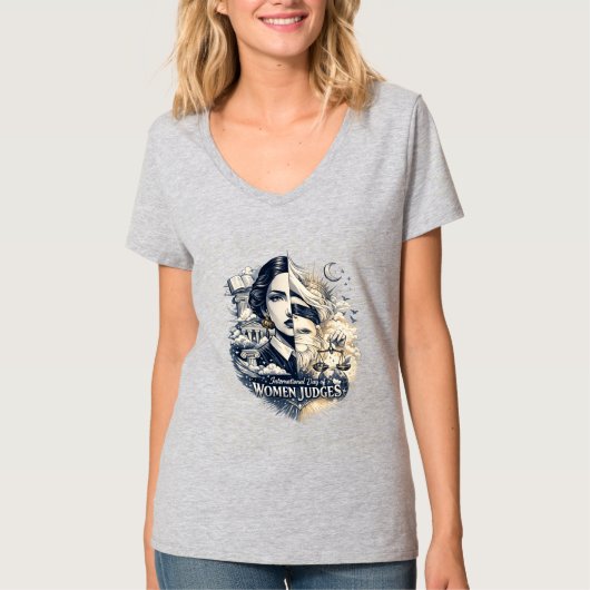 International Day of Women Judges T-shirt (Voorkant)