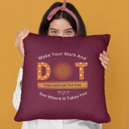 International Dot Day-ontwerp Kussen
