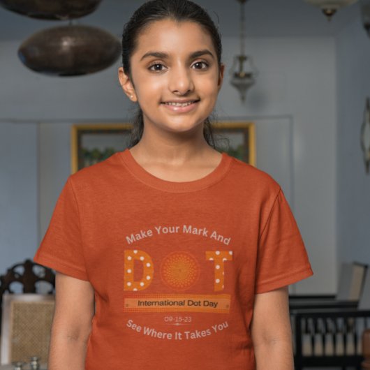 International Dot Day-ontwerp T-shirt
