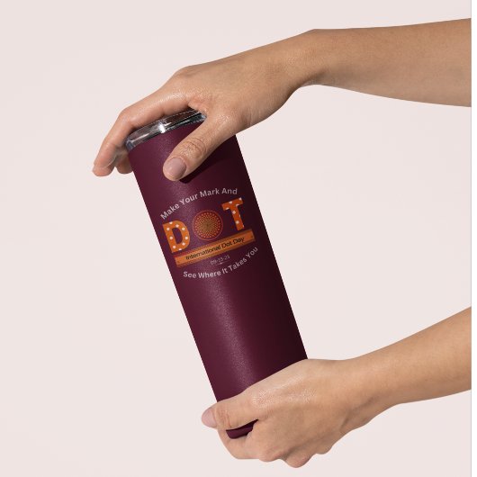 International Dot Day-ontwerp Thermosbeker