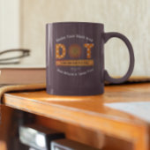 International Dot Day-ontwerp Tweekleurige Koffiemok