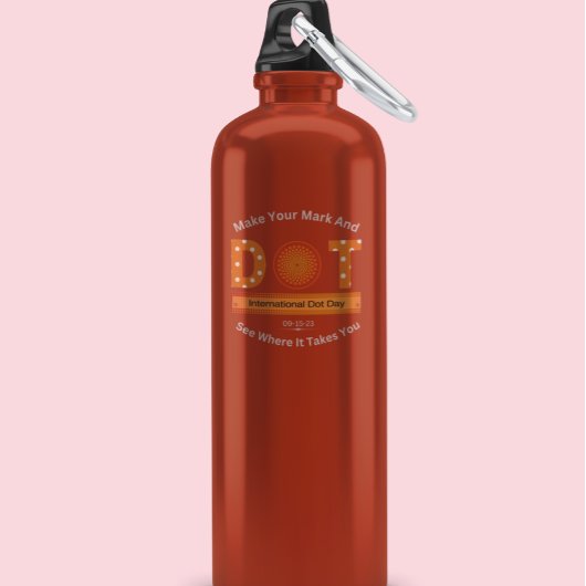 International Dot Day-ontwerp Waterfles
