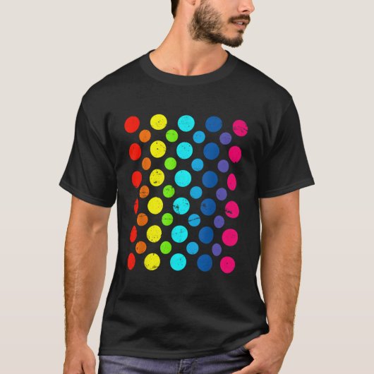 International Dot Day Retro Happy Dot Day Septembe T-shirt (Voorkant)