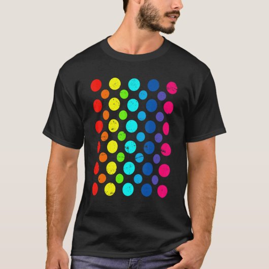 International Dot Day Retro Happy Dot Day Septembe T-shirt (Voorkant)