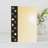 International Faiths Announcket Card (Staand voorkant)