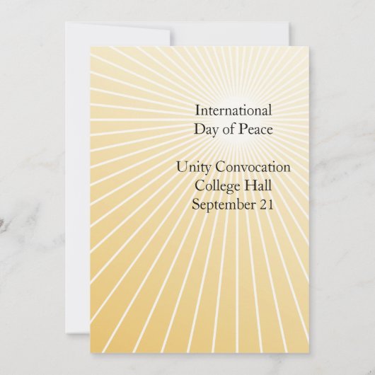 International Faiths Announcket Card (Achterkant)
