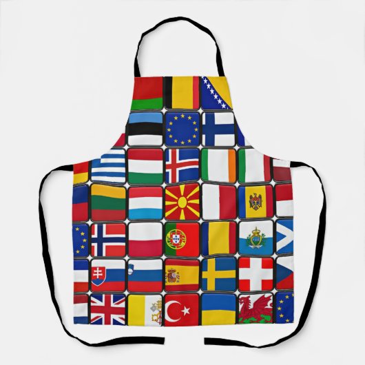 International flag collection, world flags, schort (Voorkant)