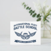 International Fleet Battle School Ender Briefkaart (Staand voorkant)