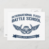 International Fleet Battle School Ender Briefkaart (Voorkant / Achterkant)