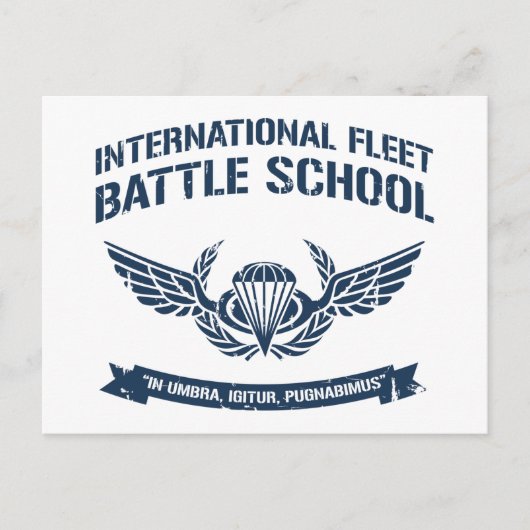 International Fleet Battle School Ender Briefkaart (Voorkant)