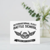 International Fleet Battle School Ender Briefkaart (Staand voorkant)