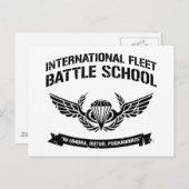 International Fleet Battle School Ender Briefkaart (Voorkant / Achterkant)
