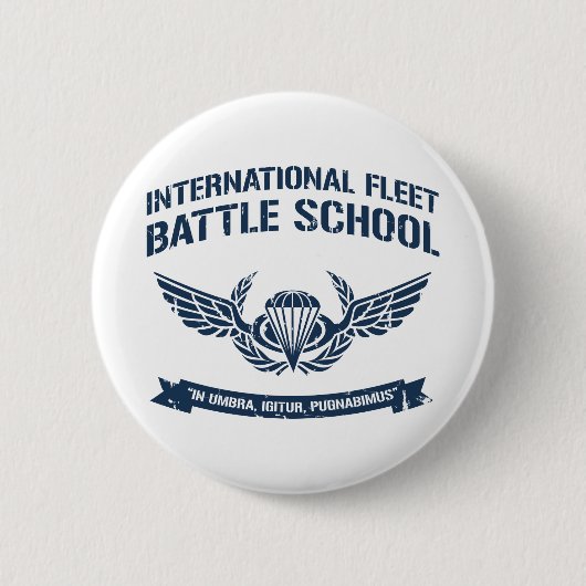 International Fleet Battle School Ender Ronde Button 5,7 Cm (Voorkant)
