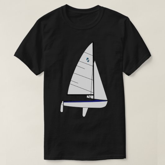 International Flying Junior Sailboat 2 T-shirt (Design voorkant)