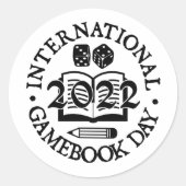 International Gamebook Day 2022 Sticker (Voorkant)