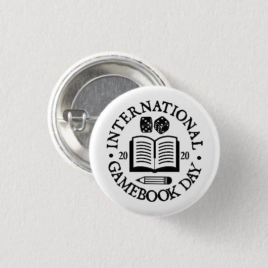 International Gamebook Day Button Badge (Voorkant /achterkant)