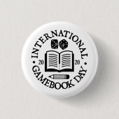 International Gamebook Day Button Badge (Voorkant)