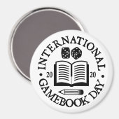 International Gamebook Day Fridge Magnet (Voorkant / Achterkant)