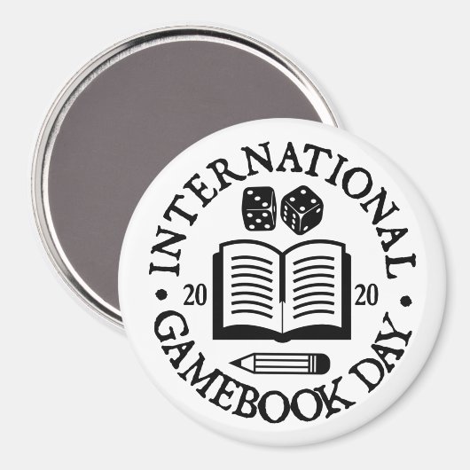 International Gamebook Day Fridge Magnet (Voorkant / Achterkant)