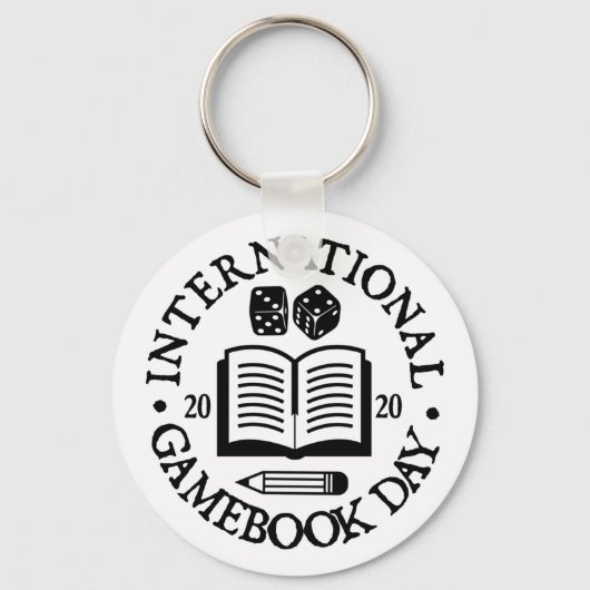 International Gamebook Day Key Ring Sleutelhanger (Voorkant)