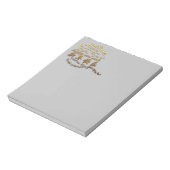 International Gold Wishes Rat nieuwjaar 2020 NoteP Notitieblok (Linkerzijde)
