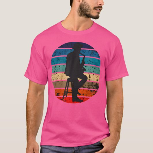 International Jazz Day Tshirt Retro  Jazz M (Voorkant)
