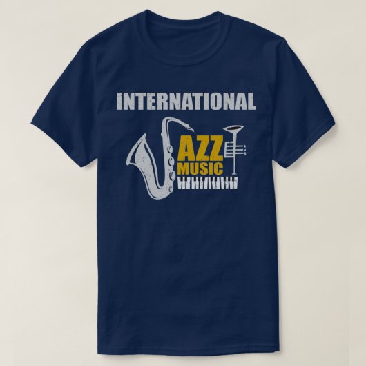International Jazz Music T-shirt (Design voorkant)