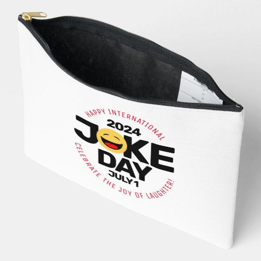 International Joke Day lachend gezicht Etui (Open)