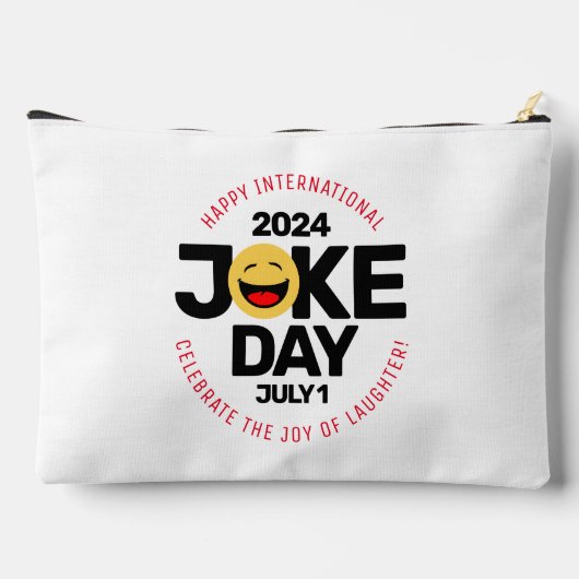 International Joke Day lachend gezicht Etui (Achterkant)