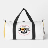 International Joke Day lachend gezicht Plunjezak (Voorkant)