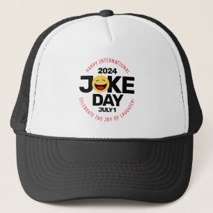 International Joke Day lachend gezicht Trucker Pet