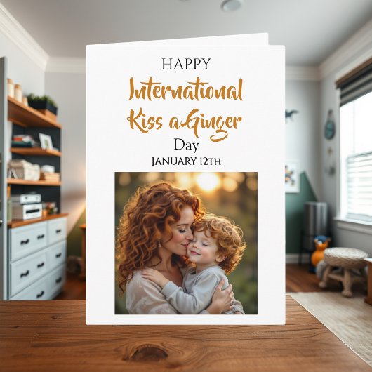 International Kiss a Ginger Day | January 12th Kaart
