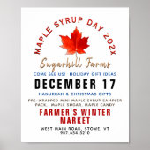 International Maple Syrup Day Promotion Poster (Voorkant)