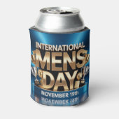 International Mens Day Can Sleeve Blikjeskoeler (Blikje Achterkant)