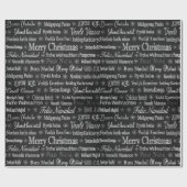 International Merry kersttree Wrapping Paper Cadeaupapier (Vlak)