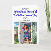 International Moment of Frustration Scream Day Kaart (Voorkant)