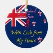 International New Zealand Cricket Keramisch Ornament (Voorkant)