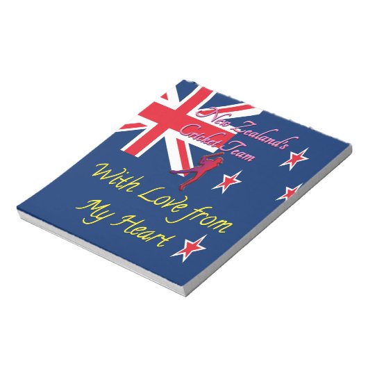 International New Zealand Cricket Notitieblok (Linkerzijde)