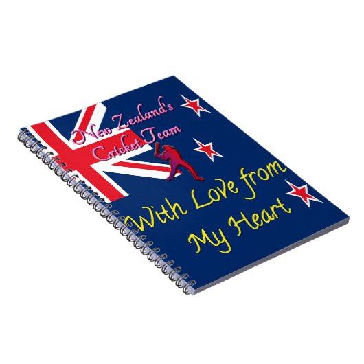 International New Zealand Cricket Notitieboek (Rechterzijde)