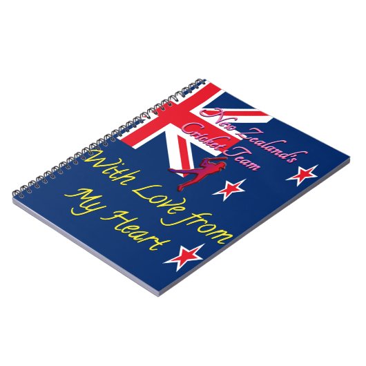 International New Zealand Cricket Notitieboek (Linkerzijde)